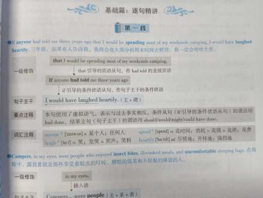 高考英語(yǔ)歷年真題逐句精解 名師在線答疑，助力高效備考